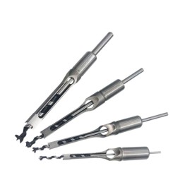 Drill Bit Set Factory - 4PCS HSS Twist Drill Square Auger Mortising Chisel