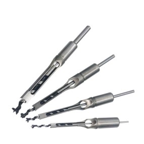 Drill Bit Set Factory - 4PCS HSS Twist Drill Square Auger Mortising Chisel