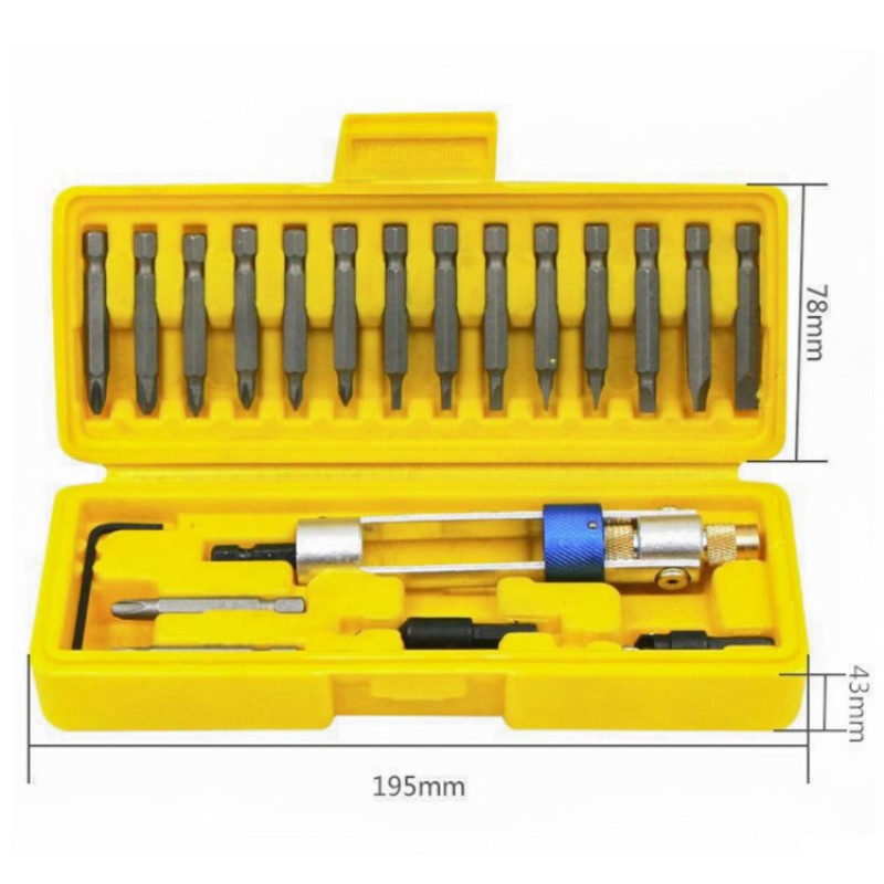 Drill Driver Set Supplier - 20PC Head Half Time Quick Change Countersink Set