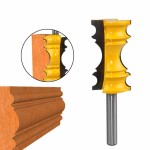 Router Bit Factory - 1pc Large Elaborate Chair Rail Molding 1/2" Shank