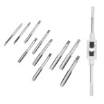 Drill Bit Set Manufacturer - 11pc M6-m12 Composite Tip Drill Bits with Die Set