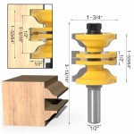 Router Bits Manufacturer - 2 Pcs Set Adjustable Solid Wood Door Cutter