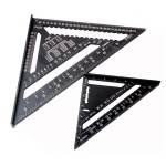 Triangle Ruler Factory - 7 Inch Aluminum Alloy Metric Angle Carpenter Ruler