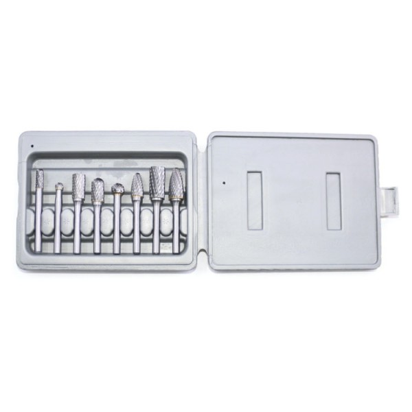 Routing Bits Manufacturer - 8pc 6mm Shank Tungsten Carbide Rotary Burr Set