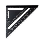 Triangle Ruler Factory - 7 Inch Aluminum Alloy Metric Angle Carpenter Ruler