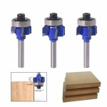 Router Bit Supplier - 1/4" Shank 4 Flutes Wood Milling Cutter R1 R2 R3