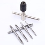 Drill Bit Set Factory - 5pc M3-m8 Composite Tip Drill with T Wrench Set