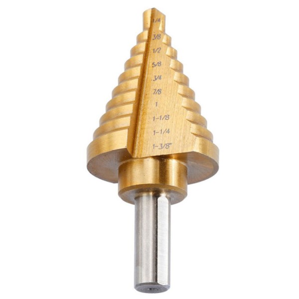 Step Drill Bit Factory - Free Shipping 1/4-1-3/8 Inch HSS Triangular Drill