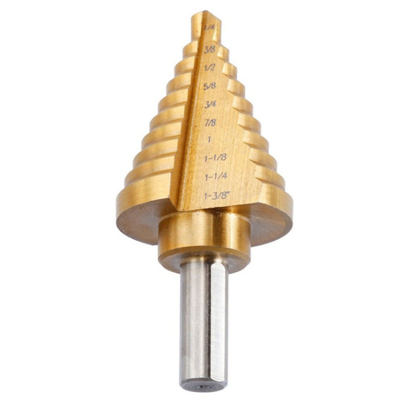 Step Drill Bit Factory - Free Shipping 1/4-1-3/8 Inch HSS Triangular Drill