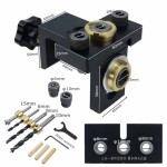 Drilling Jig Supplier - New Design 3 in 1 Dowel Hole Locator with Drills
