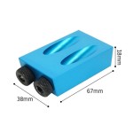 Pocket Hole Jig Factory - 15 Degree Pocket Hole Jig Kit 6/8/10mm 34pcs Set