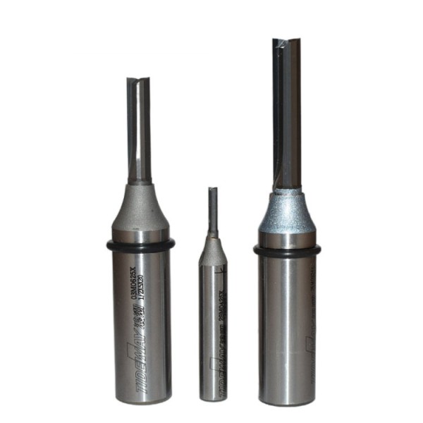 Router Bit Supplier - Tideway 1/4 1/2" Shank 2 Flutes TCT Straight End Mill