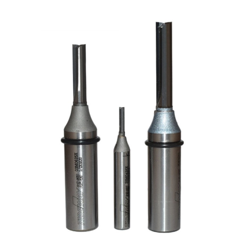 Router Bit Supplier - Tideway 1/4 1/2" Shank 2 Flutes TCT Straight End Mill