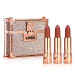 Lipstick Set Supplier - Personalized Matte 3 Piece with Chain Bag Vegan