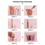 Lip Gloss Base Factory - DIY 151 Shades Refill Pouch Pigment Vegan Bulk