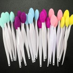 Lip Scrub Brush Factory - 6 Colors Silicone Double Side Nose Blackhead Remove