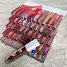 Lip Gloss Manufacturer - 80 Shades 50pcs/lot Custom Logo Wholesale Matte