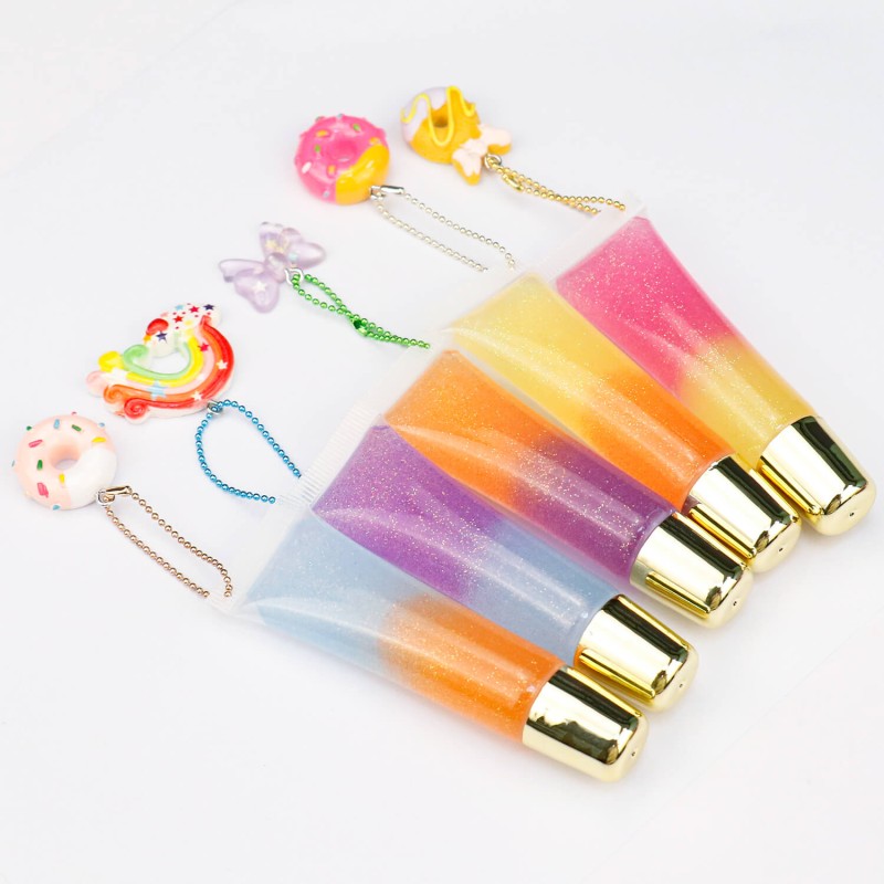 Lip Gloss Base Factory - Wholesale Clear Kid Squeezed Tube Fruit Flavour