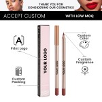 Lip Liner Manufacturer - Creamy Long Lasting Waterproof Brown Vegan Custom
