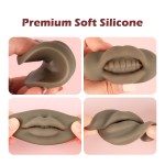 Makeup Model Supplier - Black Women Lip Model for Makeup Practice