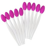 Lip Scrub Brush Factory - 6 Colors Silicone Double Side Nose Blackhead Remove
