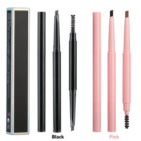 Eyebrow Pencil Manufacturer - Rebrand Low MOQ Custom Waterproof Wax 2in1 OEM