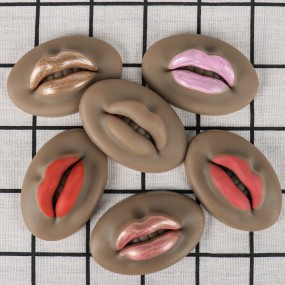 Makeup Model Supplier - Black Women Lip Model for Makeup Practice