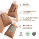 Foundation Supplier - 25 Shades Matte Sensitive Muscle Waterproof Private