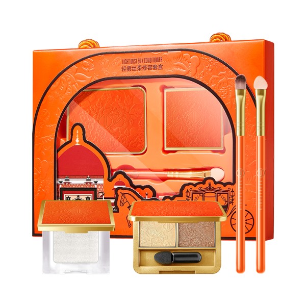 Eye Shadow Box Supplier - High Gloss Cover Box Three-dimensional Natural Powder