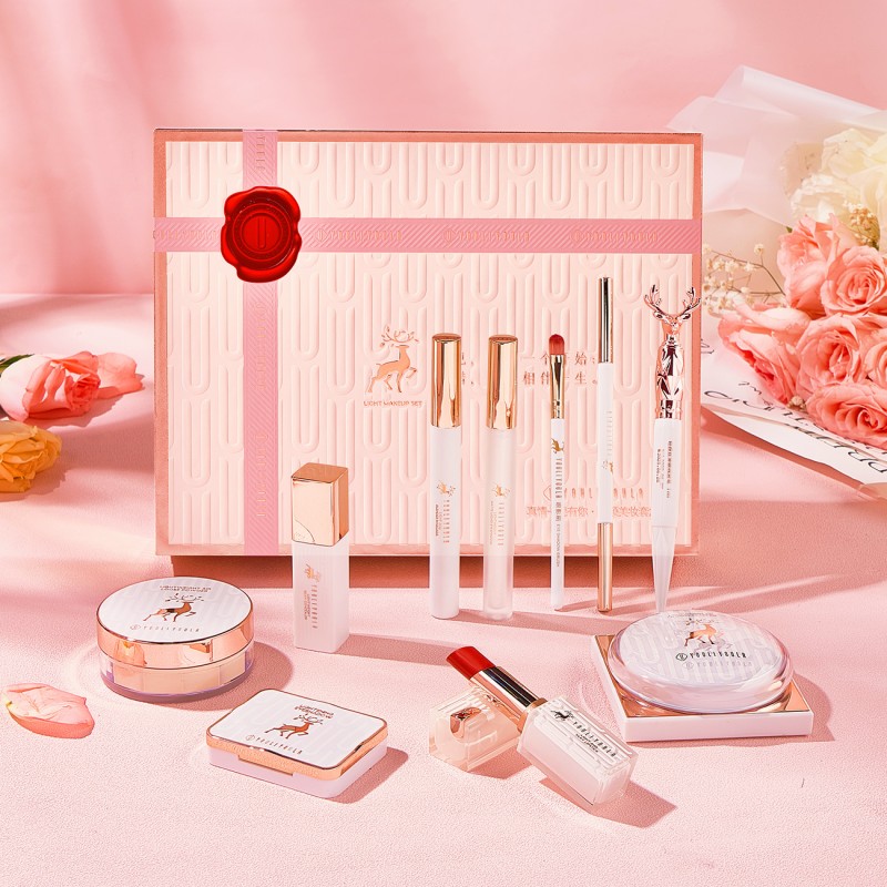 Makeup Set Manufacturer - All One 10-Piece Skin Care Lip Gloss Gift Box