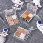 Eye Shadow Supplier - Custom DIY High Quality Quad Disk Star Shining Powder