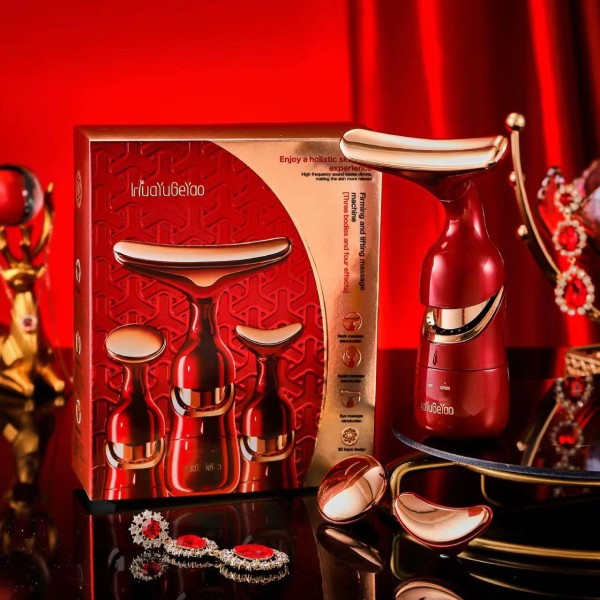 Neck Massager Supplier - V-Shape Multifunction EMS Beauty LED Photon Therapy