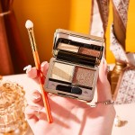 Eye Shadow Box Supplier - High Gloss Cover Box Three-dimensional Natural Powder