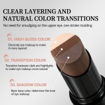 Eyeshadow Stick Manufacturer - Bright Tone Waterproof Glitter Triple Color Gradient