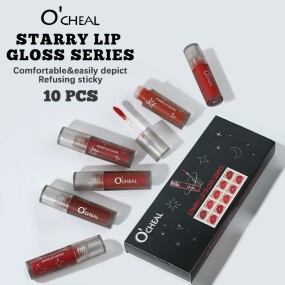 Lip Gloss Kit Manufacturer - 10pcs/set Custom Glossy Matte Liquid High Pigment