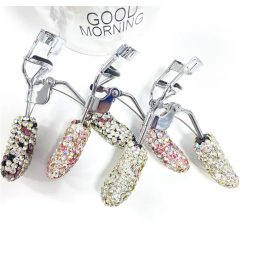 Eyelash Curler Supplier - Clear Shiny Crystal 3D Makeup Tool for Eye Beauty