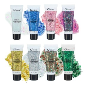 Body Glitter Gel Supplier - Multi-purpose Face Body Stage Makeup Crazy