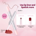 Lip Gloss Manufacturer - 2 in 1 Lip Liner 6 Colors Red Vegan Double Ended