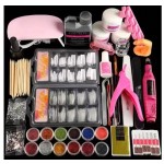 Nail Art Kit Supplier - NK01A Professional Set LED Lamp Acrylic Gel Drill