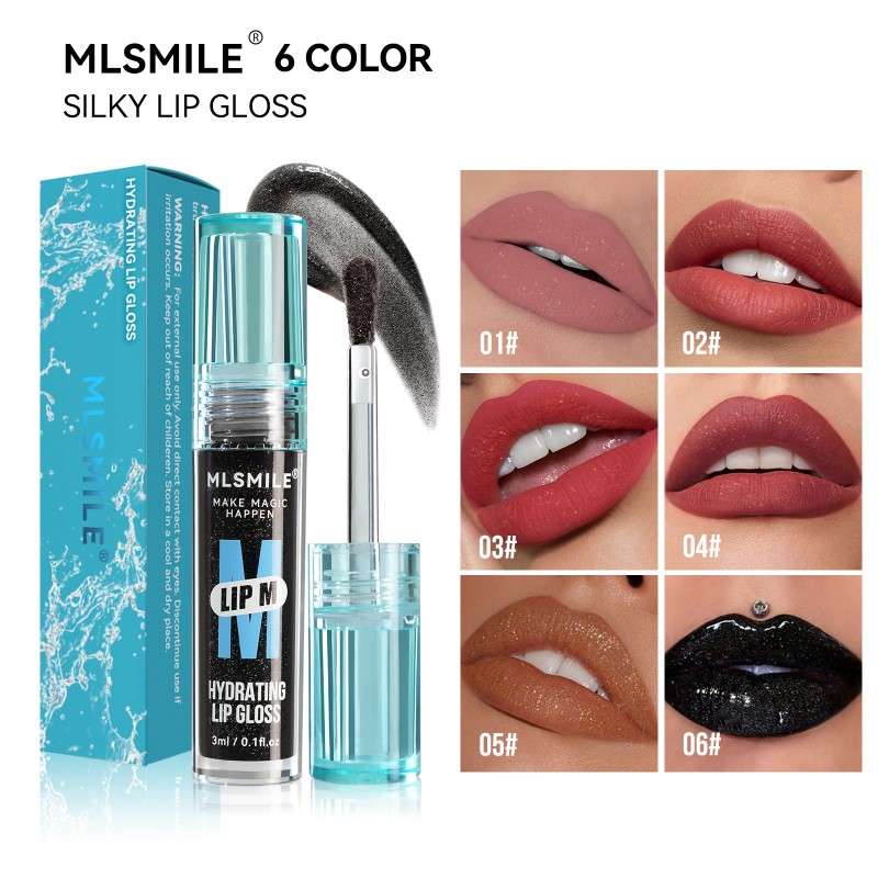 Lip Gloss Bottle Supplier - MLSMILE LG01A Non-Stick Small Blue Sexy Nude