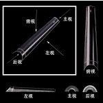 Nail Tips Factory - Ready to Ship 600 Pcs Clear Soft Gel Non C Curved