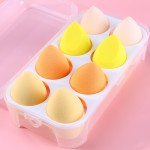 Powder Puff Set Supplier - FP01A Latex Free Makeup Sponge Set with Box