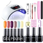 Nail Polish Kit Manufacturer - GPK01 Gel Starter Set with LED Lamp UV Light