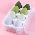 Powder Puff Set Supplier - FP01A Latex Free Makeup Sponge Set with Box