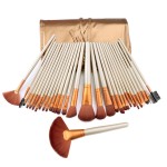 Makeup Brush Manufacturer - BS32A Luxury Vegan 32 PCS Professional Complete
