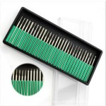 Nail Drill Bit Set Manufacturer - NLDMT001 2.35mm 30-Piece Tungsten Steel