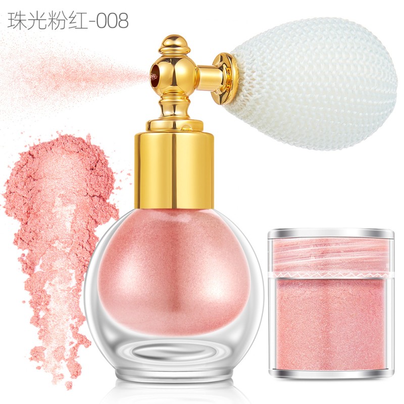 Highlighter Powder Factory - GGF01 High Quality 10 Colors Pearl Glitter Spray