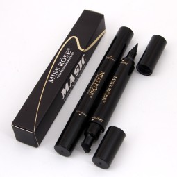 Eyeliner Pen Factory - YZB01B2 Miss Rose Waterproof Liquid 2 in 1 Stamp