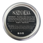 Beard Balm Factory - Ready to Ship 60 Gram Organic Natural Vegan Wax