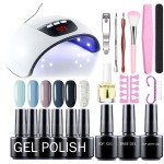 Nail Polish Kit Manufacturer - GPK01 Gel Starter Set with LED Lamp UV Light